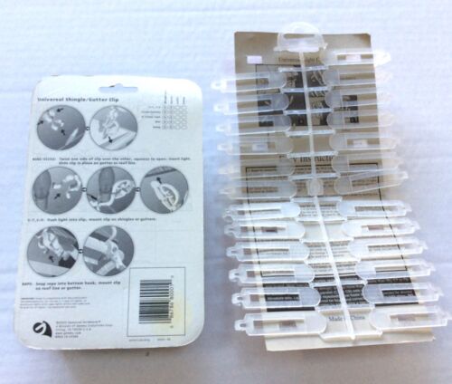 2- Nuevos clips universales para canalones de tejas (26) y clips para luces de hielo (26) (52 piezas) - Imagen 3 de 10