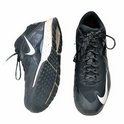 Nike Mens Lunar MVP Basketball Shoes Size 13 Black Lace Up Pregame  684690-010