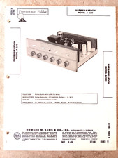 Original NOS Sams Photofact 496-10 - HARMAN-KARDON A-230 EL84 STEREO AMP