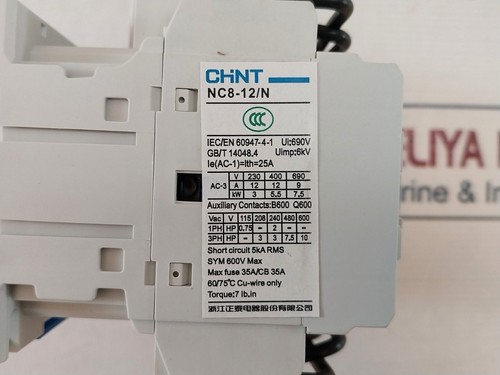 Chint NC8-1222/N Reversible AC Contactor - Picture 9 of 11