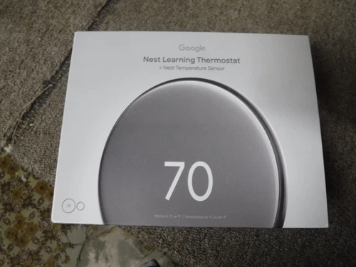 *NEW* Google Nest Learning Thermostat (4th Gen) Polished Silver, GA05551-US