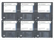 Vtech Microsoft MS Windows 3.1 Operating System Installation Floppy Disks