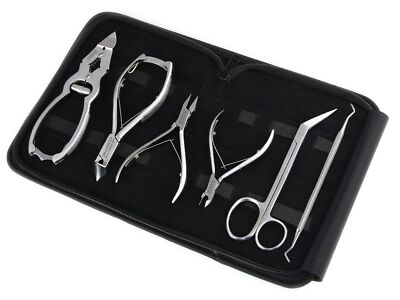 Fußpflege Set Nagelzangen-Set für starke und normale Nägel Pediküre-Set 7-Teilig