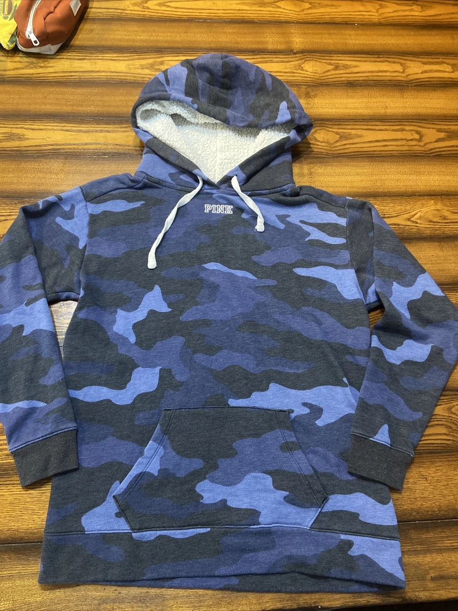 Pink blue hotsell camo hoodie