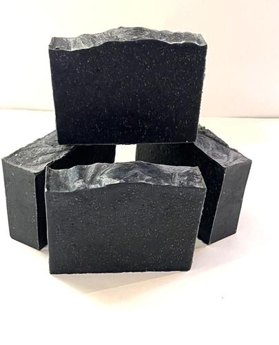 Activated Charcoal & Coffee Unscented Soap Bar, No Essentail Oils, No Dyes, 4 Oz - Picture 4 of 6