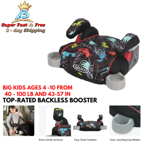 Car Seat Cushion Diono Connect3 R Backless Booster Pack Of 2, Slim