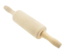 KINDER TEIGROLLER HOLZ 24 cm Ø 45 mm SH (220140) Teigrolle Teigausroller