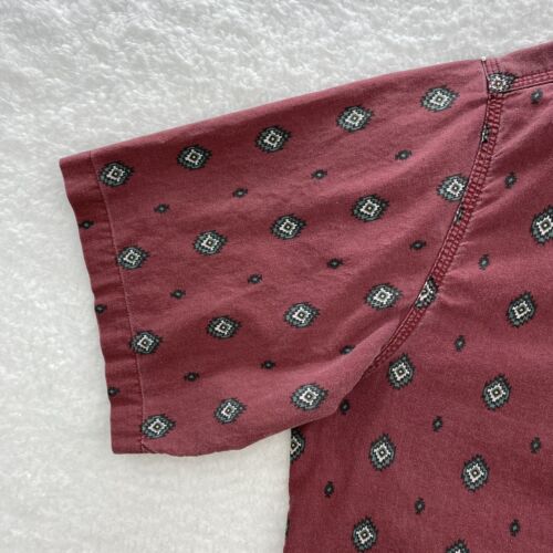 1990er Woolrich Flanellhemd Herren großes Aztekenmuster Ärmel Button Down - Bild 7 von 23