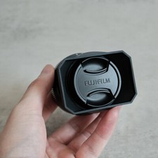 Rectangular Lens Hoods Cap Cover For Fuji Fujifilm 23mm XF23 35mm XF35 F2 HA