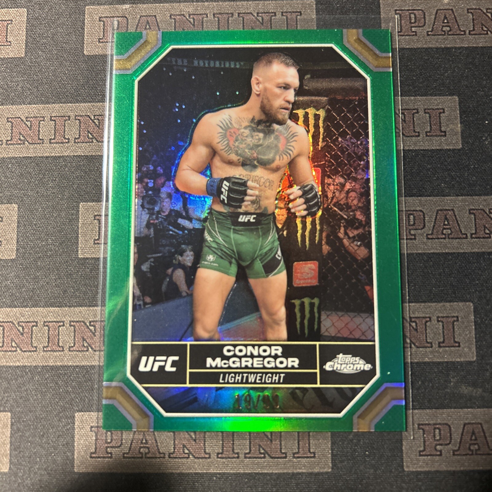 2024 Topps Chrome UFC Green Refractor 19/99 #49 Conor McGregor