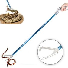 Professional Lightweight Snake Tong 60 Inches Aluminum Alloy Blue Color