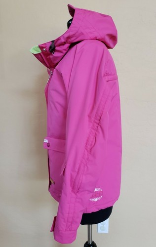Womens FOURSQUARE 8K Pink Hooded Snowboard Outerwear Coat Jacket Size Small - Picture 3 of 12