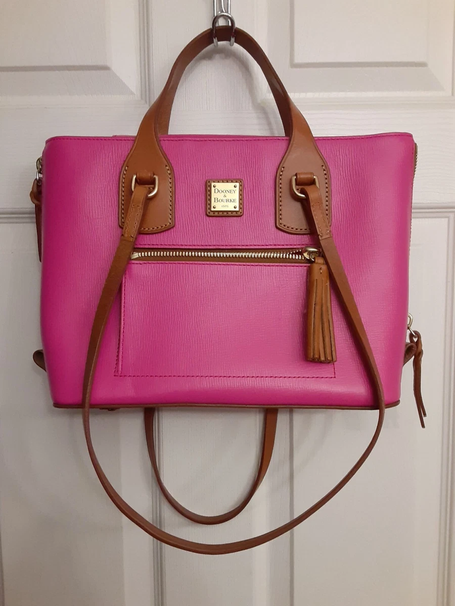 Hot pink dooney 2025 and bourke handbags