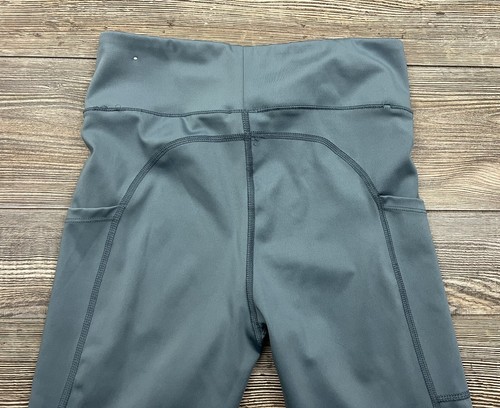 Aeropostale Yoga Leggings Pants Women's MED Blue Activewear w/Pockets #9170 - Picture 5 of 12