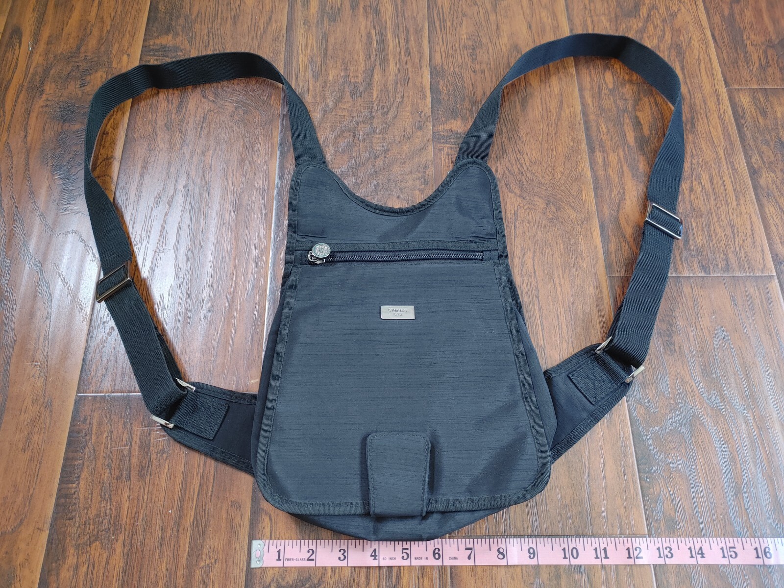 Chenson chic black mini backpack adjustable strap… - image 1