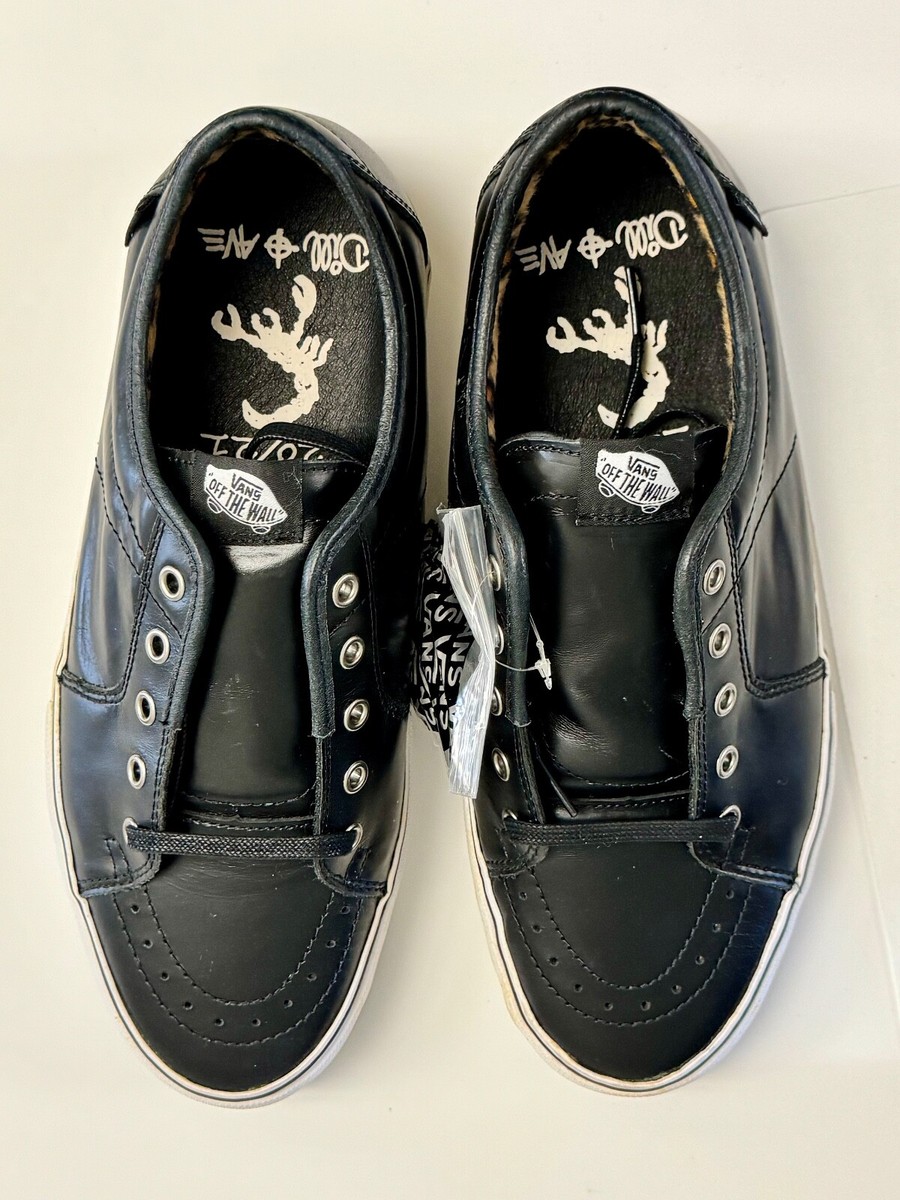 VANS Syndicate Ave Sk8 Low Sneakers Mens Size 10 Dill S Black Leather Lot Rare RARE? VANS Syndicate AV Sk8-Low Ave Dill Black Leather  main image 4