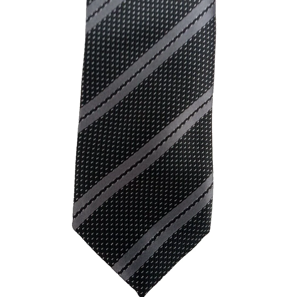 Corbata The Childrens Place bebé/niño pequeño 6-9-12-18 Mos negra/gris corbata bonita Foto 4 de 4