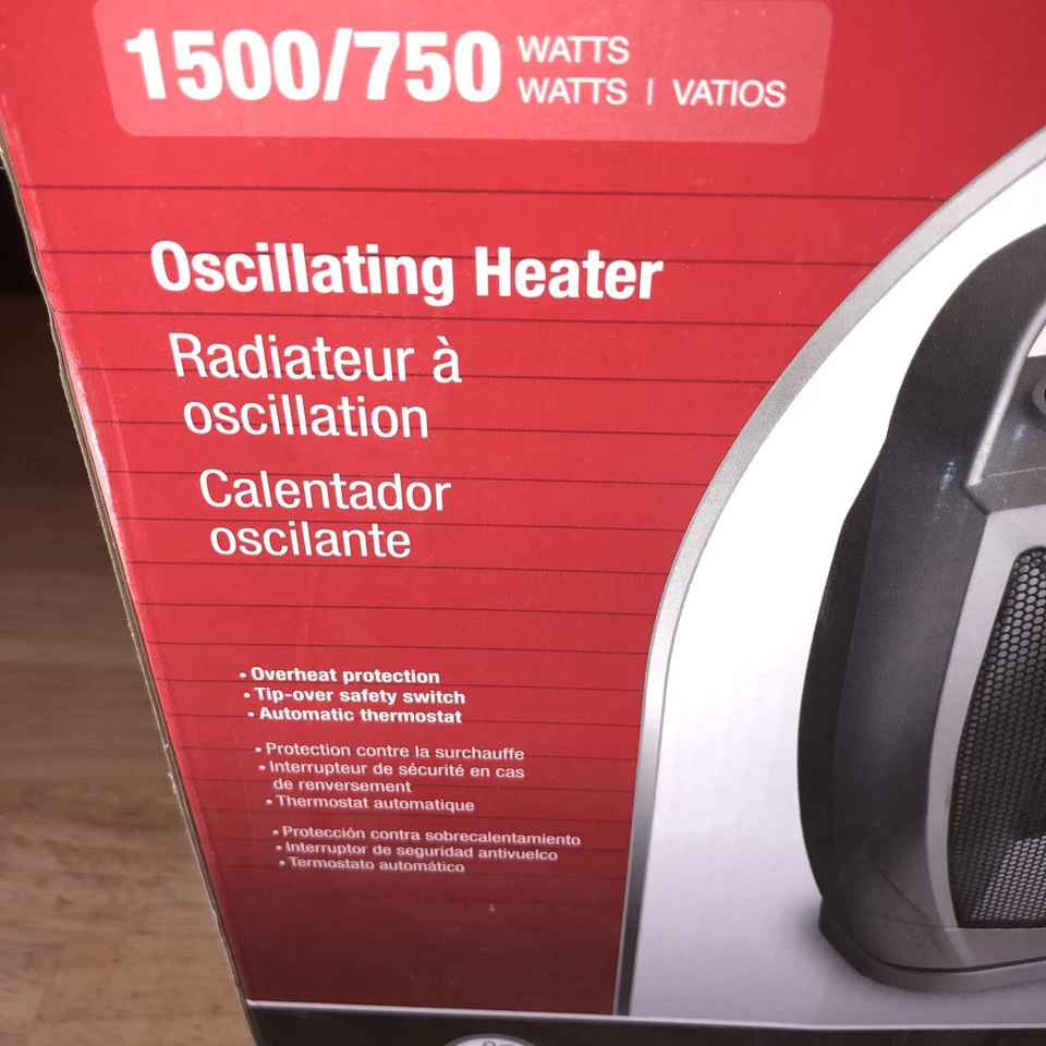 Calentador Cerámico Optimus H-7247 Portátil Oscilante con Termostato Foto 2 de 4