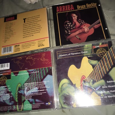 CD LOT Masters of Flamenco Guitar HEMISPHERE V/A + Bruce BecVar Arriba