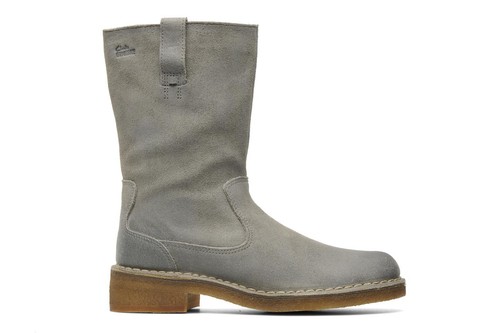 Clarks Original Women's ** DESERT MAIDA EDGE ** GREY SUEDE ** UK 4.5 / US 6.5 D - Picture 4 of 6