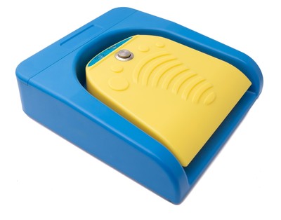SYSTEM-S Bluetooth Fußpedal kabellos mit extra Taste USB Typ C für PC Hotkeys