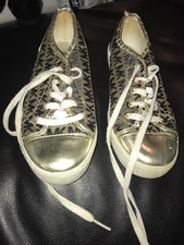 MICHAEL KORS MMK GOLD MMK SNEAKERS Sneakers Size 4