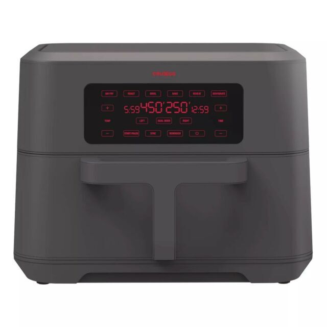 CRUXGG 6-IN-1 9QT 1700W Air Fryer with TriZone Technology