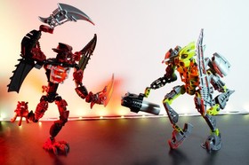 ⭐ Huge LEGO Bionicle LOT! Toa, Phantoka, Barraki, Rahkshi (Read Descpt.)