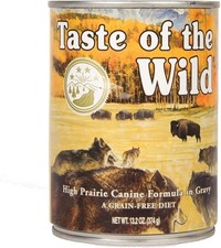 Taste Of The Wild High Prairie Can Dog Food,13.2 Oz case of 12