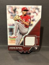 2026 Topps Series 1 Baseball Player-Worn Relic Chase Burns RC #MLM-CB