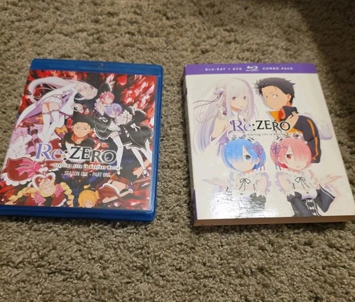 Re:Zero Season One Part One  Blu Ray/DVD Box Set/Combo Pack  - product listing photo