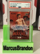 2024 AEW UD Allure Nick Wayne Red Pulsar PSA 10 Gem Mint Auto RC Rookie Card 33