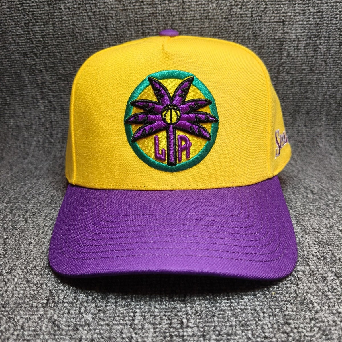 Mitchell & Ness Los Angeles Sparks WNBA Snapback Cap Yellow Purple
