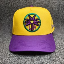 Mitchell & Ness Los Angeles Sparks WNBA Snapback Cap Yellow Purple