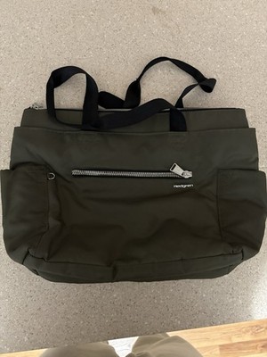Hedgren Olive Green Bag Purse Multiple Pockets