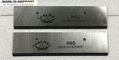 6 Stück Leitz Hobelmesser HSS 180x30x3mm mit 2 Gewinde HSS