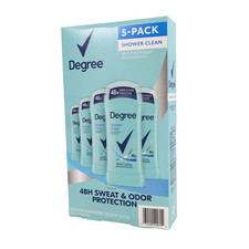 5 PACK Degree Antiperspirant Deodorant Shower...