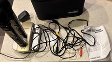 Magic Sing ET23KM Machine W/ 2 Mics, Power Supply, Case, AV Cords Working