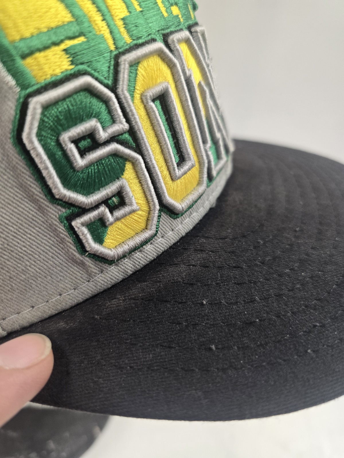Seattle Mariners Super Sonics Crossover Snapback … - image 2