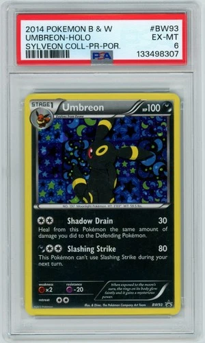 Pokemon Sylveon Collection Promo Umbreon BW93 PSA 6