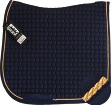 ESKADRON Cotton Schabracke navy , einer Kordel in light orange