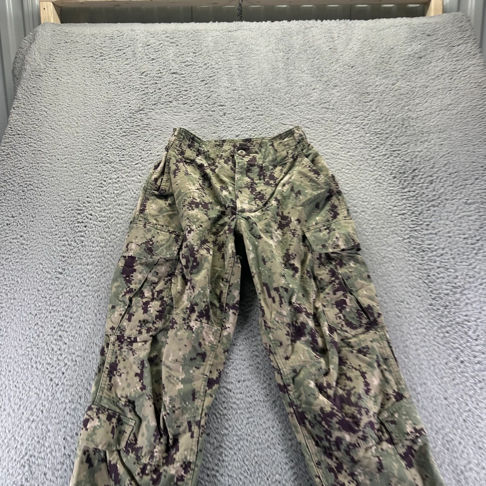 Pantalón Militar de EE. UU. Para Hombres S Verde Algodón Carga Camuflaje Ejército Combate Uniforme Ropa de Trabajo Foto 2 de 4