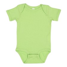Pack Of 15 24mo Rabbit Skins 4400 Infant Baby  Ringspun Bodysuit Key Lime Green