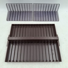 Vintage Cassette Tape Storage Rack Job Lot 3 Holders 52 Tape Capacity Retro