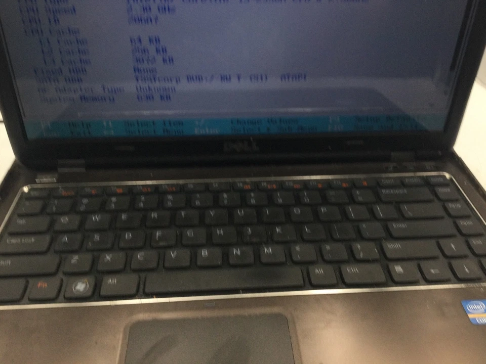 DELL INSPIRON 14Z-N411Z - BOOTS TO BIOS - INTEL I3 2350M - NO RAM -READ DESDC-BB - Image 2 of 4