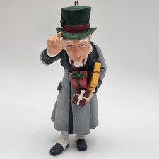 Dept. 56 A Christmas Heirlooms Ebenezer Scrooge Ornament Rare!