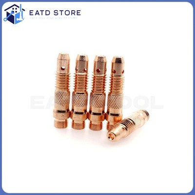 5pk TIG Weld Consumable Collet Body 3/32'' 10N32 2.4mm fit WP-17 WP-18 WP-26 part