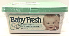 Baby Fresh Wipes Sealed Never Opened VTG Vintage 1991 RARE 84 ct
