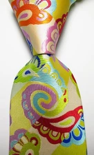 New Classic Paisley Multicolor JACQUARD WOVEN Silk Men's Tie Necktie 1