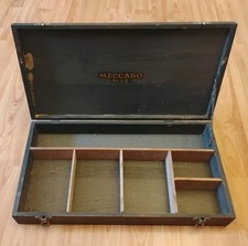 Vintage 1920's Meccano American Edition 3X Wooden Box
